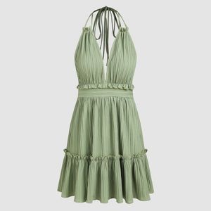 NWT Cider Halter Summer Dress